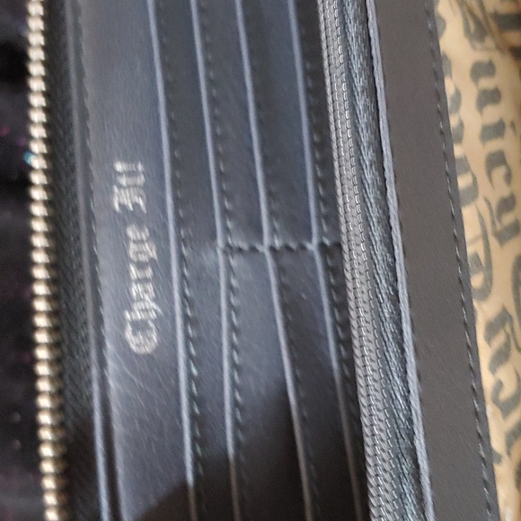 Juicy Couture y2k Vintage Velour Scottie Large Wallet - Picture 12 of 16